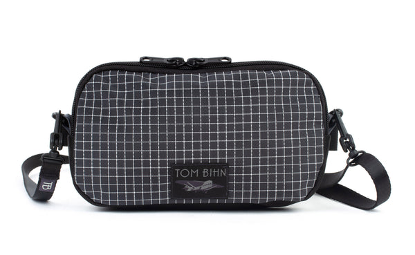 The Bantam in Steel 400 Halcyon with a shoulder strap